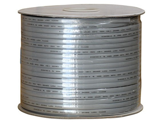 28AWG 8 Conductors Modular Flat Bulk Phone Cable AllCables4U
