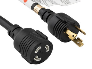 10AWG NEMA L5-30P To NEMA L5-30R Extension Power Cord AllCables4U