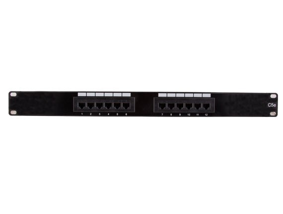 12 Ports Cat5e 110 Type Patch Panel AllCables4U