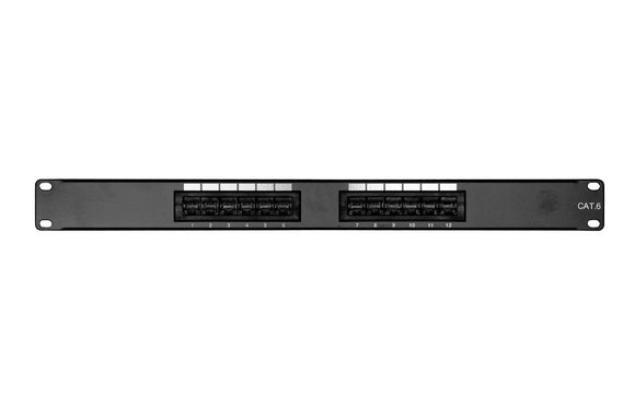 12 Ports Cat6 110 Type Patch Panel AllCables4U