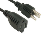 12AWG NEMA 5-15P to NEMA 5-15R Extension Power Cord AllCables4U