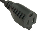 12AWG NEMA 5-15P to NEMA 5-15R Extension Power Cord AllCables4U
