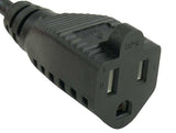 12AWG NEMA 5-15P to NEMA 5-15R Extension Power Cord AllCables4U