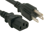14AWG NEMA 5-15P to IEC-60320-C13 Universal Jumper Power Cord AllCables4U