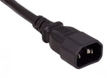 16AWG IEC-60320-C14 to IEC-60320-C13 ╳ 2 Splitter Power Cord AllCables4U