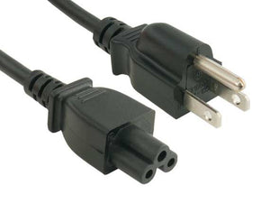 18AWG NEMA 5-15P to IEC-60320-C5 Notebook Power Cord AllCables4U