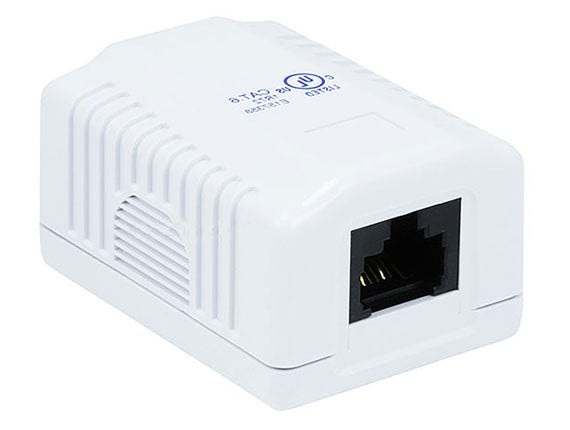 1-Port Cat6 Surface Mount Box AllCables4U