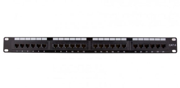 24 Ports Cat6 110 Type Patch Panel AllCables4U