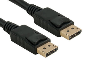 28AWG DisplayPort Male to DisplayPort Male Cable With Latch AllCables4U