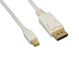Mini DisplayPort Male to DisplayPort Male Cable With Latch AllCables4U