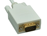 Mini DisplayPort Male to VGA Male Cable AllCables4U