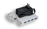 4-Port USB 3.0 Hub with Power AllCables4U