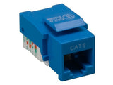 Blue Color Cat6 Tool-Less Keystone Jack AllCables4U