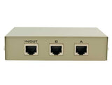 Push Button Style 2-Way RJ45 Manual Data Switch Box AllCables4U