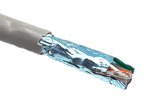 Gray Color Cat6 550MHZ STP Stranded Bulk Ethernet Cable AllCables4U