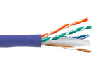Purple Color Cat6 550MHZ UTP Stranded Bulk Ethernet Cable AllCables4U