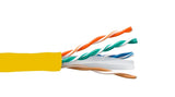 Yellow Color Cat6 550MHZ UTP Stranded Bulk Ethernet Cable AllCables4U