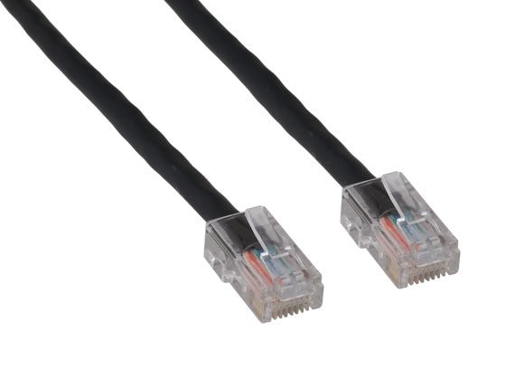 Black Color Cat6 UTP Assembled Network Patch Cables AllCables4U