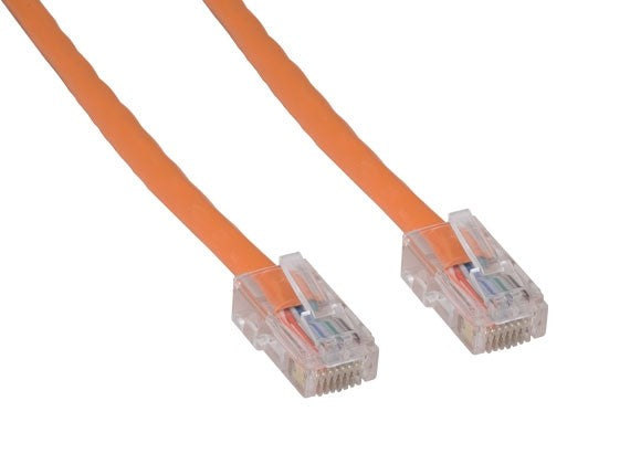 Orange Color Cat6 UTP Assembled Network Patch Cables AllCables4U