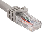 Gray Color Cat6a UTP Snagless Network Patch Cable AllCables4U