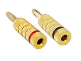 Closed Screw Type Speaker Banana Plugs AllCables4U