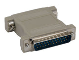 DB25 Male to DB25 Male Molded Gender Changer AllCables4U