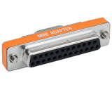 DB9 Female to DB25 Female AT Modem Mini Adapter AllCables4U