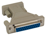 DB9 Female to DB25 Female AT Modem Adapter AllCables4U