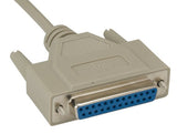 DB9 Female to DB25 Female Null Modem Cable AllCables4U