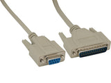 DB9 Female to DB25 Male AT Modem Cable AllCables4U