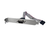 DB9 Male to IDC10 Female Serial Port Everex Cable With Bracket AllCables4U