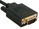 DisplayPort Male to VGA Male Cable With Latch AllCables4U
