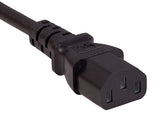 European Schuko CEE 7/7 Right Angle to IEC-60320-C13 Power Cord AllCables4U
