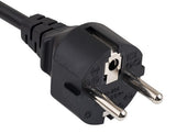 European Schuko CEE 7/7 to IEC-60320-C15 Notebook Power Cord AllCables4U