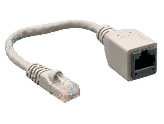 Cat5e Male to Female Port Saver Adapter AllCables4U