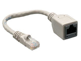Cat5e Male to Female Port Saver Adapter AllCables4U