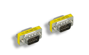 HD15 Male to HD15 Male Mini Gender Changer AllCables4U