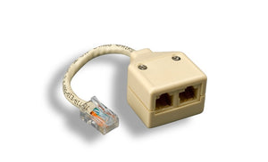 Cat5e Male to Female ╳ 2 Splitter AllCables4U