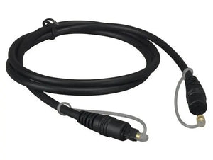 OD5.0 Molded TOSLINK Male to Mini TOSLINK Male Digital Optical Audio Cable AllCables4U