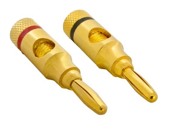 Open Screw Type Speaker Banana Plugs AllCables4U