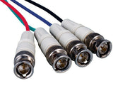 Premium 4 BNC Male to 4 BNC Male Component Video Cable AllCables4U