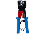 RJ11/RJ12/RJ45 Modular Plug Crimping Tool With Ratchet AllCables4U
