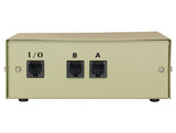 Rotary Dial Style 2-Way RJ45 Manual Data Switch Box AllCables4U