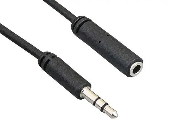 Slim Type 3.5mm Stereo Male to Female Extension Audio Cable AllCables4U