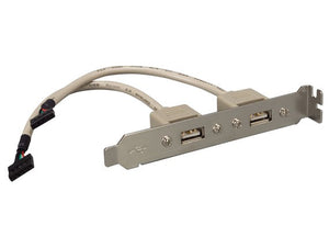 USB 2.0 Type A Female ╳ 2 to PC Main Board Adapter AllCables4U