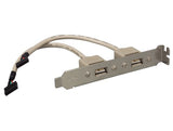 USB 2.0 Type A Female ╳ 2 to PC Main Board Adapter AllCables4U