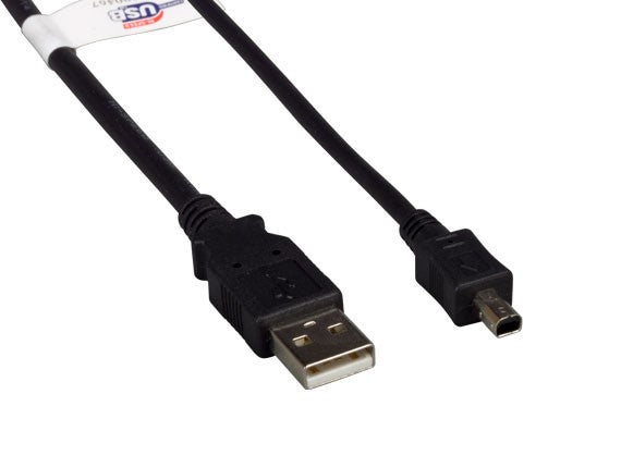 USB 2.0 A Male to Mini B 4-Pin Male Cable AllCables4U