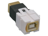 USB 2.0 Type A Female to Type B Female Insert Module Keystone Jack AllCables4U