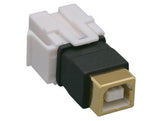 USB 2.0 Type B Female to Female Insert Module Keystone Jack AllCables4U