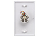 1-Port Wall Plate With 6P4C Jack AllCables4U